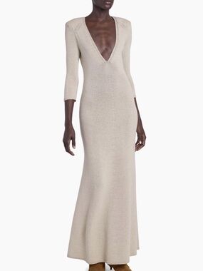 Isabel Marant Deep V-Neck Dress